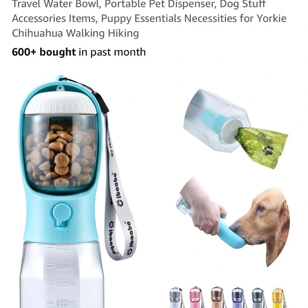 Outdoor Essentials 3 in 1 Pet Water Bottle